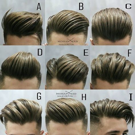 Gents Hair Style, Pompadour Hairstyle, Mens Hairstyles Thick Hair, Men Haircut Styles, Mens Haircuts Fade, Corte De Cabelo Masculino, Favorite Hairstyles, Mens Hairstyles Short, Fade Haircut