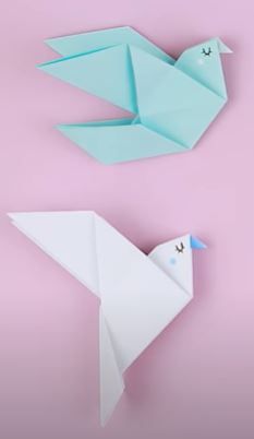 Origami bird, Hello origami Best Origami, Easy Origami For Kids, Origami Birds, Origami Diagrams, Kids Origami, Origami Bird, Origami Butterfly, Useful Origami, Money Origami