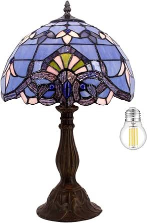 Light Decor Bedroom, Stained Glass Table, Stained Glass Table Lamps, Reading Desk, Tiffany Lamp, Light Decor, Living Room Home Office, Room Home Office, Tiffany Lamps