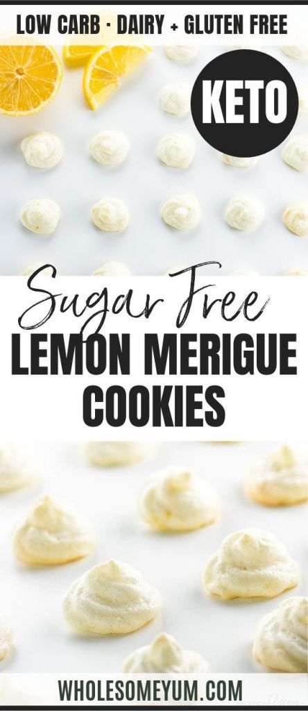 Lemon Desserts Healthy, Meringue Cookies Recipe, Lemon Meringue Cookies, How To Make Meringue, Meringue Cookie Recipe, Lemon Dessert, Dessert Cookies, Dessert Simple, Cookies Easy