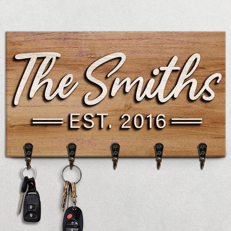 Check out our Personalized Keychain Wall Holder at #checkitout Say goodbye to lost keys! 🔑 Transform your entryway with our stylish Personalized Keychain Wall Holder. Let us help you stay organized in style. Drop a ❤️ if you need this! #HomeEssentials #KeyOrganization #InteriorDesign Keychain Wall, Wall Holder, Lost Keys, Marriage Gifts, Black Friday Christmas, Key Hanger, Space Organizer, Great Housewarming Gifts, Newlywed Gifts