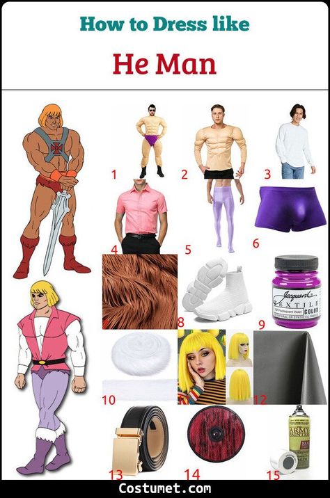 He Man Costume, She Ra Costume, Blond Bob, Loin Cloth, 80’s Toys, Purple Tights, Purple Boots, Costume For Halloween, Halloween 2022