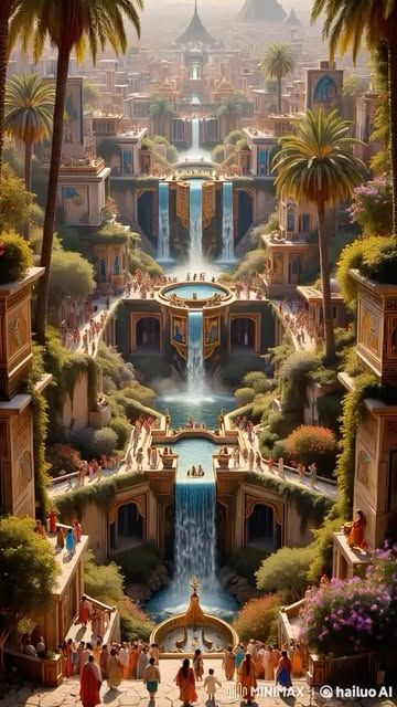 Joachim Jones on Instagram: "Ancient Babylon #ancient #oldtimes #history #babylon cred animaze ai" Babylon Aesthetic, Babylon Art, Babylon City, Hanging Gardens Of Babylon, Arabian Culture, Book Mood Board, Ancient Babylon, Gorgeous Landscapes, Dragon Family