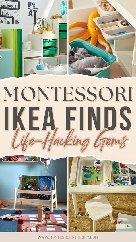 Find IKEA's affordable Montessori essentials to transform your space into an enriching learning environment. From child-friendly furniture to innovative storage solutions, create a home where education and play merge seamlessly. These IKEA finds are perfect for fostering independence and creativity in young minds, making Montessori principles accessible to all. Equip your home with items that encourage exploration and growth, without stretching your budget. Start building your ideal Montessori-inspired space today. #IkeaFinds #IkeaHack #Montessori #MontessoriAtHome #KidsRoom #MontessoriInspired #BabyRoom #ToddlerRoom #PlayroomIdeas #Ikea #IkeaHome #IkeaIdeas #NurseryInspiration #BabyNursery Montessori Bedroom Clothes Storage, Montessori Bedroom Ikea Hacks, Montessori Tv Stand, Rainbow Montessori Playroom, Ikea Hack Playroom Storage, Diy Montessori Room, Montessori Ikea Ideas, Montessori Bedroom Ikea, Montessori Toy Storage Ideas