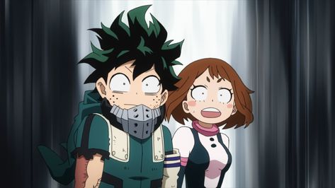 Deku X Uraraka, Deku Boku No Hero, Academia Wallpaper, Ochako Uraraka, Hero Wallpaper, Anime Merchandise, Anime Screenshots, Batman Comics, My Hero Academia Episodes