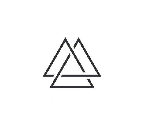 Fenrir Tattoo, Triangle Tattoo Design, Front Shoulder Tattoos, Free Tattoo Designs, Compass Tattoo Design, Rune Tattoo, Shiva Tattoo Design, Triangle Tattoos, Wrist Tattoos For Guys