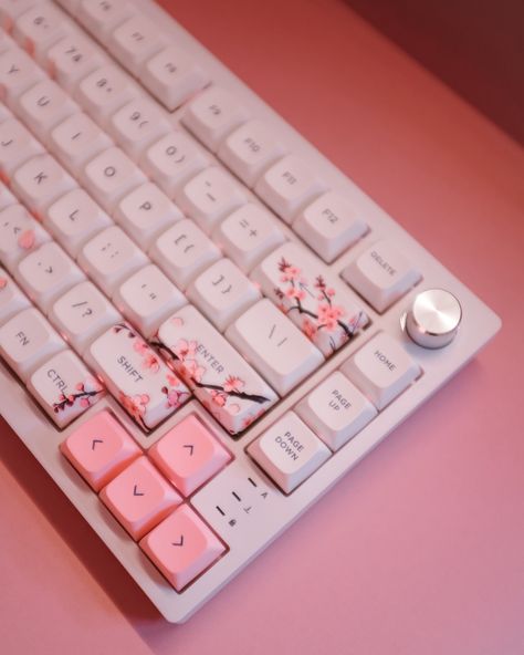 The Cherry Blossom Custom Lab Bundle by @corsair is the most beautiful bundle I’ve ever seen! 🌸 It comes with the M75 mouse, K65 plus keyboard, and MM300 desk mat. I’ve been using it constantly since I’ve gotten it and it’s all been perfect especially while I’m gaming. This is perfect for any cherry blossom lover! 💕 #pcbuild #pcgaming #pc #pcsetup #gamingcommunity #gamingsetup #corsair Pc Room, Gamer Setup, Pc Build, Pink Desk, Keyboard Mat, Gaming Stuff, Setup Ideas, Pc Setup, Desk Setup