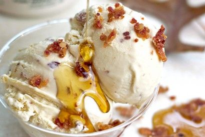 Maple Bacon Ice Cream Recipe, Maple Bacon Ice Cream, Maple Ice Cream, Bacon Ice Cream, Custard Ice Cream, Yummy Desserts Easy, Yogurt Ice Cream, Homemade Ice Cream Recipes, Frozen Custard