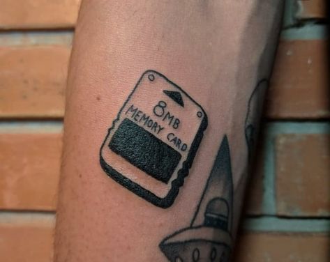 Esc Tattoo, Geek Style, Nerd Tattoo, Tattoos Inspiration, Gaming Tattoo, Card Tattoo, Geek Fashion, Face Tattoos, Music Tattoos