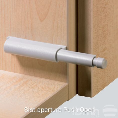 Handless Kitchen Cabinets, Latches Hardware, System Furniture, Furniture Fittings, Dream Closet Design, Cabinet Latch, Door Fittings, China Furniture, Open Cabinets