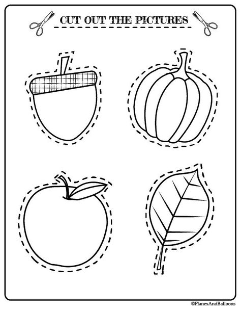 Free printable fall activities for preschool - fun activities for fine motor skills, counting, scissor skills and more. #prek #preschool #fall Fall Preschool Worksheets, Fun Activities For Preschoolers, Fall Lesson Plans, Fall Worksheets, Preschool Fall, Fall Preschool Activities, Fall Lessons, Worksheets Preschool, Autumn Activities For Kids