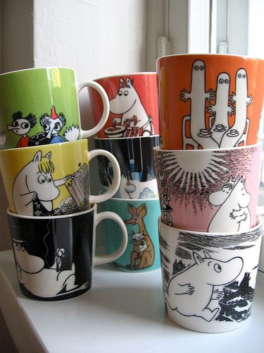 The Moomins Moomin Mugs, Trophy Collection, Character Vibes, Oc Board, Oc Character, Sake Set, Arabia Finland, Tove Jansson, Finnish Design