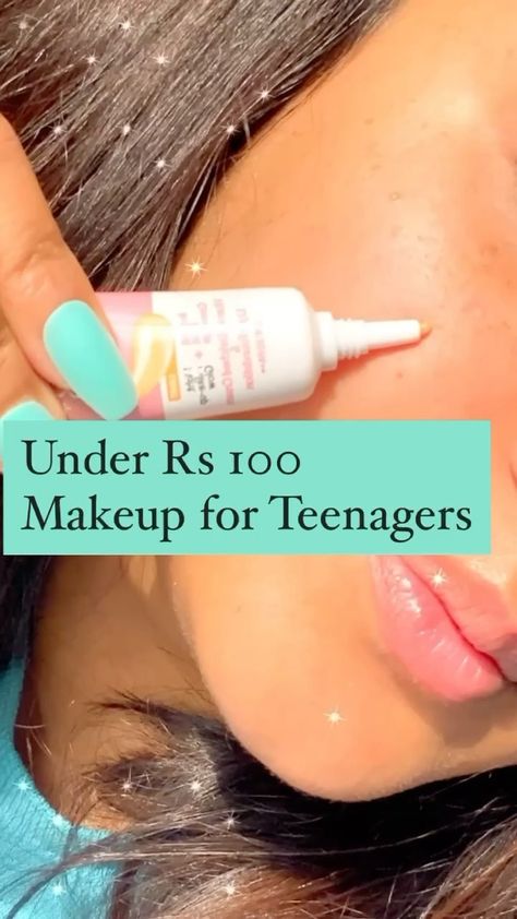 165.3k Likes, 358 Comments - Richa💥 (@_facedecor_) on Instagram: “👉Follow @_facedecor_ for more🙏🏼 👯‍♀️Under rs 100 makeup for teens💄 #teenagermakeup #makeupforteens…” Beginners Makeup Tutorial, Makeup Essentials For Beginners, Teenage Makeup, Step By Step Makeup, Beginners Makeup, Makeup Tips Foundation, Makeup Tutorial Step By Step, Witch Makeup, Makeup Tutorial Eyeshadow