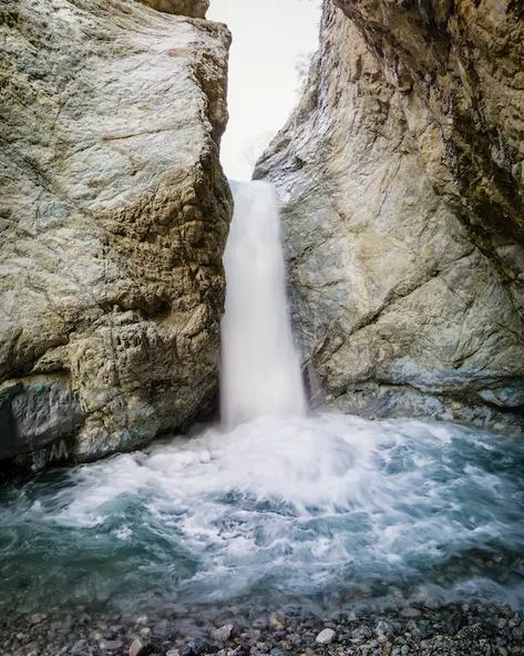 Stoddard Canyon Falls in mount baldy, has some steep spots Stoddard Canyon Falls, Mount Baldy California, Southern California Hikes, Mount Baldy, Paradise Falls, California Trip, Weather Report, Best Seasons, Beautiful Ocean