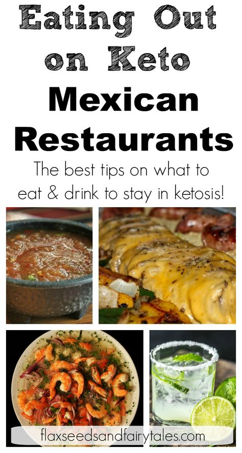 The ultimate guide to eating out on keto at any Mexican restaurant! Learn everything you need to know to stay in ketosis, while enjoying Mexican favorites like fajitas, queso, and even margaritas! This simple guide tells you what to eat & drink at Mexican restaurants so you don't sabotage your weight loss efforts. Contains gluten free options too. Stay on the ketogenic diet even when eating out and keep losing weight!  #eatingoutonketo #eatingoutonketomexican Mexican Favorites, Keto Restaurant, Keto Fast Food, 500 Calorie, Keto Fast, Mexican Restaurants, Ketogenic Diet Meal Plan, Pizza Bites, Fat Foods