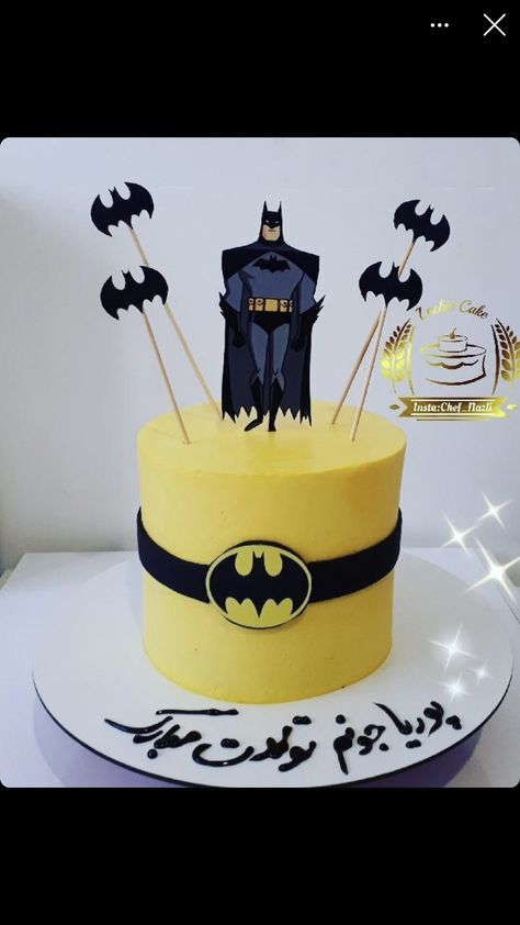 Batman Birthday Cakes, Marvel Cake, Batman Theme, Batman Cake, 17 Birthday, Spiderman Birthday Party, Chocolate Cake Decoration, Batman Birthday, Bat Man