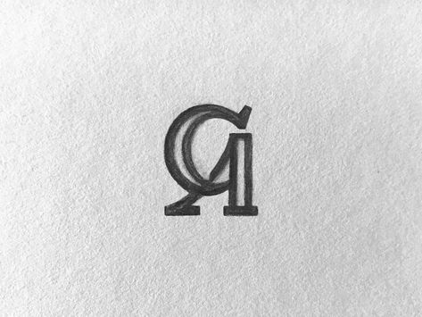 CA monogram by Stelian Vasile Ca Logo Design, Farm Logo Inspiration, Ca Logo, Couple Tattoos Unique, Fashion Typography, Logo Design Art, Fashion Inspiration Design, Monogram Design, Tattoo Lettering