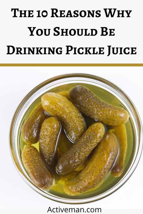 Pickle juice goes far beyond fermenting; it's going to change your life and even make you live longer | pickle juice benefits | pickle juice uses | pickle juice marinade | pickle juice cocktails #picklejuicebenefits #picklejuiceuses Pickle Juice Marinade, Benefits Of Pickle Juice, Pickle Juice Benefits, Drinking Pickle Juice, Pickle Juice Uses, Juice Cocktails, Juice Benefits, Muscle Cramps, Pickle Juice