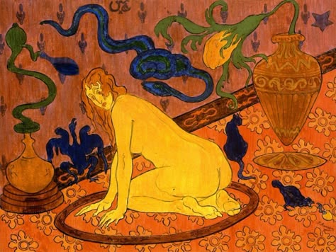 Les Nabis, Pierre Bonnard, Bel Art, Paul Gauguin, Arte Inspo, Art Et Illustration, A4 Poster, Art And Illustration, The Witch