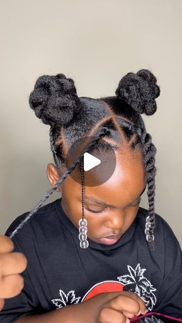 33K likes, 389 comments - kelsgorgeous on March 26, 2024: "Hey guys watch me style Kel’s hair with @_kaleidokids Their new kids line left her hair feeling soft and moisturized and lot at that shine!😍 . . Text KELS to 32687 for 15% off your first purchase ✨ . . #blackgirlmagic #4c #naturalbeauty #4chair #haircare". Natural Hair Styles With Braids Kids, Slick Back Bun Afro Hair, Kiddy Hairstyles Natural Hair, How To Style Natural Hair For Kids, Easy Hairstyles Little Kids, Puff Ball Hairstyle Natural Hair Kids, Picture Day Hairstyles Black Kids, Cute Christmas Hairstyles For Kids Black, Quick Kiddie Hairstyles