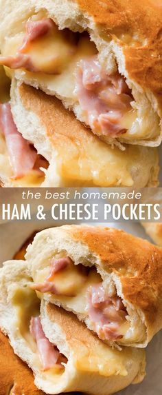 Freezer Hot Pockets, School Lunch Ideas Hot Food, Ham Freezer Meal Recipes, Homemade Hot Pockets Puff Pastry, Pocket Sandwich Recipes, Handheld Freezer Meals, Hot Pocket Recipes Homemade, Diy Pizza Pockets, Pocket Food Recipes