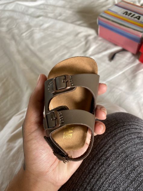 Generic birks size 2 Aesthetic Birkenstocks, Burken Stocks Shoes Birkenstock, Socks And Birks, Birks And Socks, Baby Birkenstocks, Baby Wishlist, Cute Baby Shoes, Baby Fits, Baby Family