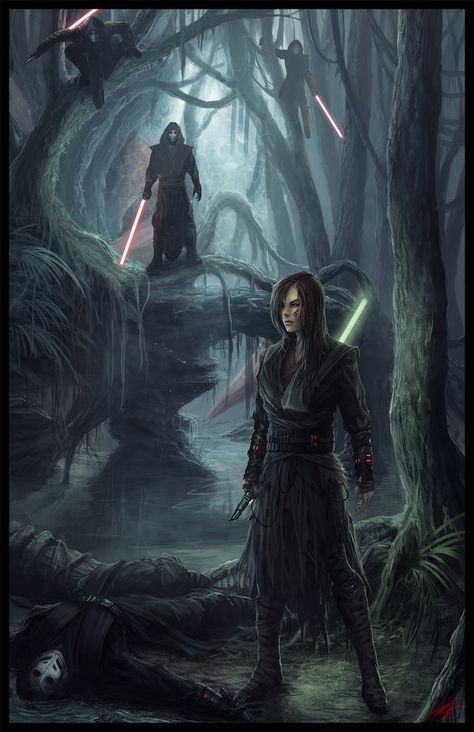 Jedi! I have been waiting for you! Jedi Vs Sith, Jedi Art, Photo Star, Star Wars The Old, Jedi Sith, Star Wars Characters Pictures, Star Wars Concept Art, Old Republic, Art Hub