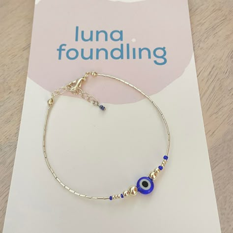 Evil Eye Accessories, Evil Eye Jewelry Bracelet, Silver Anklets Designs, Silver Bracelet Designs, Hand Chain Bracelet, Fancy Jewelry Necklace, Gold Fashion Necklace, Handmade Fashion Jewelry, Hand Chain