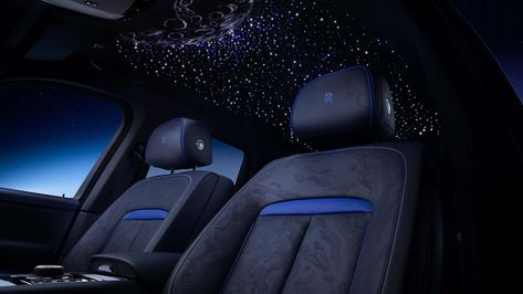 Rolls-Royce Cullinan Blue Shadow Edition Takes Inspiration From Space Cullinan Black Badge, Rolls Royce Interior, Rolls Royce Black, Continents And Oceans, Rolls Royce Cullinan, Collections Photography, Custom Shades, Car Lifts, Hood Ornaments