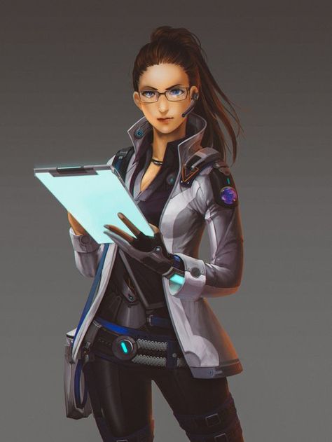 Sci-Fi Fantasy character concepts - Album on Imgur Sci Fi Outfits, Rpg Npc, Sci Fi Character Art, Arte Punk, Cyberpunk Girl, Model Sheet, Cyberpunk Character, Science Fiction Art, Cyberpunk Art