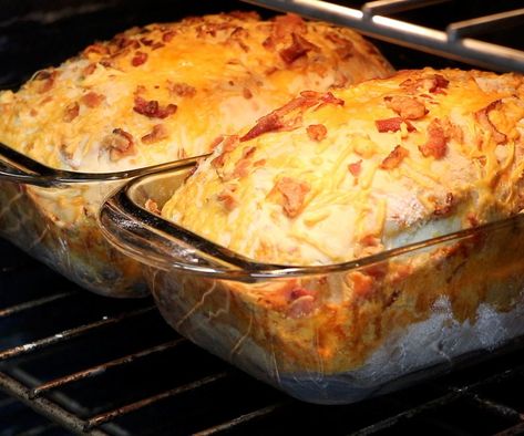 Bacon Cheese Bread Recipe, Bacon Cheddar Bread, Bacon Bread Recipe, Cheddar Bread Recipe, Bacon Bread, Cheddar Bread, Delicious Banana Bread Recipe, Cinnamon Roll Bread, Cheese Bread Recipe