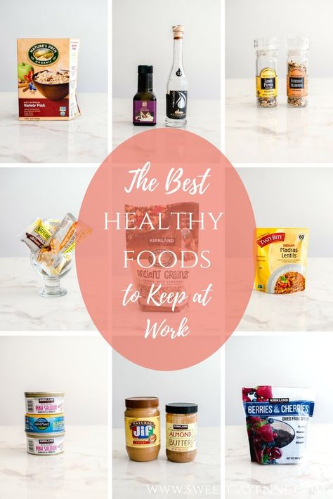 Snacks To Keep At Work, Ideas For Snacks, Snacks To Eat, Meals On The Go, Work Desks, Best Snacks, Quick Healthy Snacks, Diet Snacks, Healthy Work Snacks