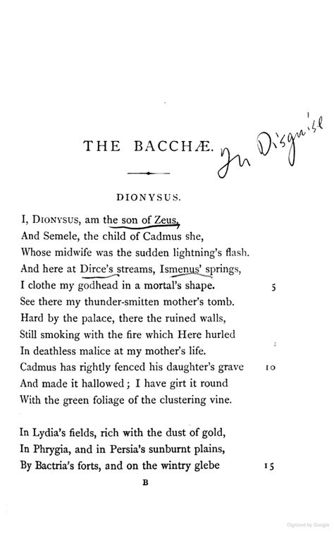 The Bacchae - Euripides - Google Books The Bacchae Euripides, Dionysus Offerings, Dionysus Worship, Dyonisus Aesthetic God, Dionysus Altar, Child Of Dionysus, Dionysus Art, Dionysus Aesthetic, Hampden College