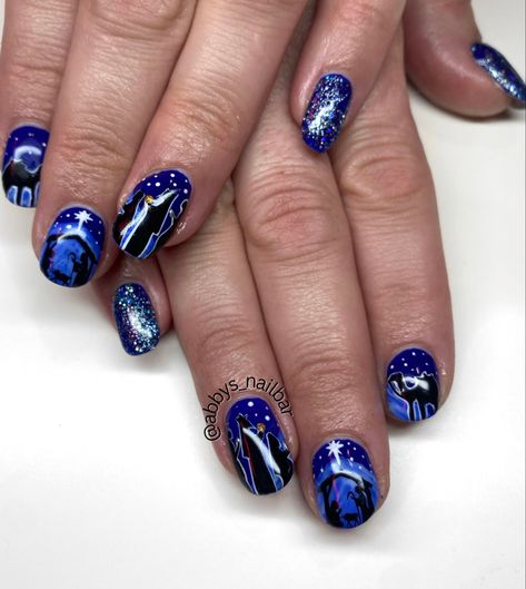 #nativityscene #nativity #christmas #christmasnails #nativitynails #jesus #winternails #birthofchrist #hanpaintednailart Nativity Scene Nails, Nativity Nails, Scene Nails, Baby Yoga, Nativity Christmas, Holiday Nail, Nails Christmas, Holiday Nail Art, Future Design