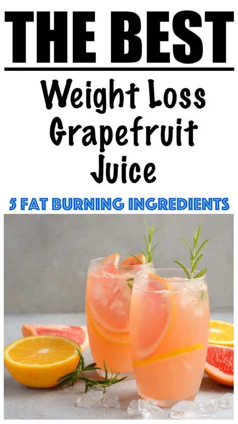 Low Calorie Weight Loss Grapefruit Juice Recipe Juicing With Grapefruit, Juicing Grapefruit Recipes, Grapefruit Juice Recipe, Grapefruit Drink, Grapefruit Recipes, 4 Ingredient Recipes, Metabolism Boosting Foods, Breakfast Drink, Juice Recipe