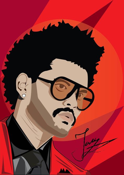 Weeknd Illustration, The Weeknd Illustration, Weeknd Art, Game Of Thrones Poster, Abel Makkonen, Job 3, Anime Version, Painting Inspo, Portrait Sketches