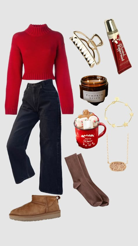 Outfit Basic, Cute Christmas Ideas, Xmas Outfit, Preppy Fall Outfits, Christmas Fits, Xmas Outfits, Beauty Aesthetic, Preppy Fall, Cute Preppy Outfits