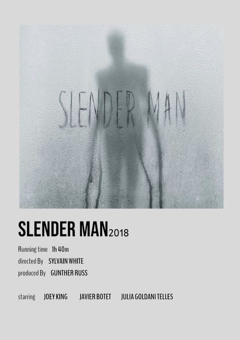 Minimalist Movie Posters Horror, Polaroid Movie Poster Horror, Horror Movie Polaroid Poster, Slenderman Film, Deadman Wonderland Minimalist Poster, Scanners Movie Poster, Movies Minimalist, Julia Goldani Telles, Movies To Watch Teenagers