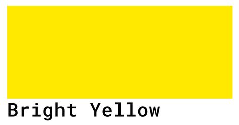 Bright Yellow Color Codes - The Hex, RGB and CMYK Values That You Need Ikea Yellow, Shades Of Yellow Color, Yellow Pantone, Color Palette Yellow, Canary Yellow, Bright Yellow, Color Swatch, Cmyk Color, Complementary Colors