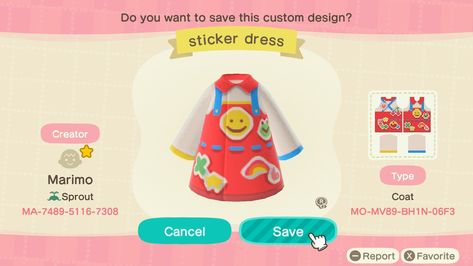 Acnh Kidcore Codes Chalk, Acnh Kidcore Outfits, Kidcore Animal Crossing Clothes, Kidcore Acnh Clothes, Kidcore Flag Acnh, Acnh Kidcore Villagers, Anch Kidcore Codes, Acnh Clown Face Paint, Kidcore Acnh Codes Clothes