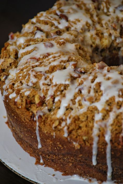 My story in recipes: Cinnamon Streusel Coffee Cake Coffee Cake Streusel Topping, Coffee Cake Streusel, Word Cake, Cinnamon Streusel Coffee Cake, Streusel Coffee Cake, Cinnamon Streusel, Streusel Topping, Bundt Pan, The Genius