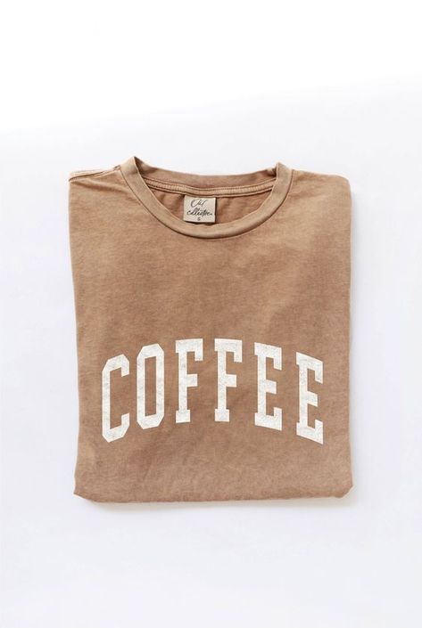 Toast- Coffee Washed Graphic Top T-shirt - Large Christmas t shirt #christmastshirt T shirt #tshirt t-shirt #t_shirt t shirts #tshirts t-shirts #t_shirts T shirt design #tshirtdesign T-shirt designs #t_shirtdesign T shirts designs #tshirtsdesigns 2.213 Aesthetic T Shirt Design, Outfit Inspirations For School, Pink Christmas Shirt, Cricket Shirts, Design On Shirt, Cute Tshirt Designs, Coffee Graphic Tee, Merry Christmas Design, Christmas T Shirt Design