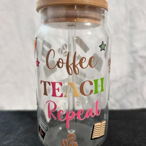 New to the line up! 1. Mama 2. God is bigger than…. 3. Coffee - Teach - Repeat These make great gifts and are only $13. Check the next post for designs that are available or we can customize one together!! #customcups #mama #coffeeteachrepeat #godisbigger #ordernow Teachers Message, God Is Bigger, Cute Teacher Gifts, 3 Coffee, Custom Cups, Giving Back, Teacher Gift, Gift Registry, Teacher Gifts