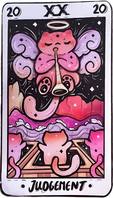 Cat Tarot Cards Art, Birthday Discord Pfp, Cat Tarot Cards, The Best Wallpapers, Chat Kawaii, Creepy Cat, Best Wallpapers, Tarot Cards Art, Tarot Art