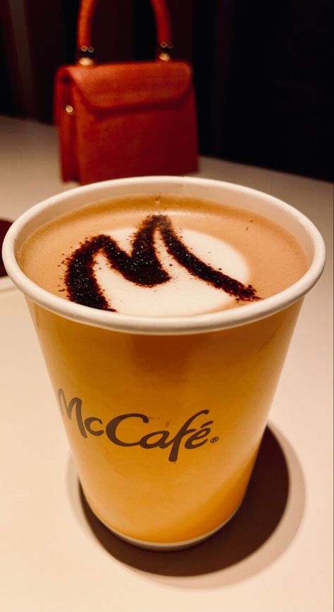 Mcdonalds Ice Coffee, Coffee From Mcdonalds, Mcdonald’s Coffee, Mcdonald’s Iced Coffee, Mcdo Food Takeout Aesthetic, Mcdonalds Coffee, Food Engineering, Driving Photography, Indian Dessert Recipes