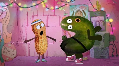 Pickle And Peanut, Pickle Cartoon, Duos Icons, Peanuts Cartoon, Disney Xd, Cartoons Series, Cartoon Icons, Cartoon Shows, Illustrations And Posters