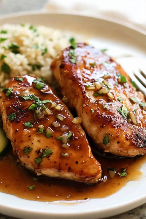 Honey Garlic Chicken Breast Honey Garlic Chicken Breast, Simple Honey Garlic Chicken, Chciken Recipe, Honey Soy Garlic Chicken, Honey Garlic Soy Sauce Chicken, Honey Garlic Chicken Without Soy Sauce, Unforgettable Honey Garlic Chicken Breast, Honey Chicken Breast, Garlic Chicken Breast Recipes