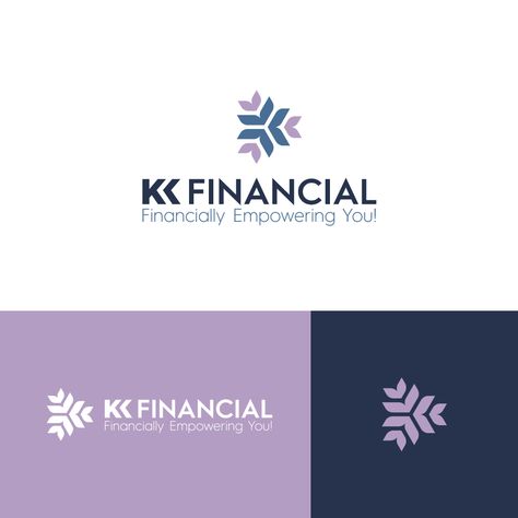 Design #122 by BottleTop! | Design logo with tagline for KK Financial