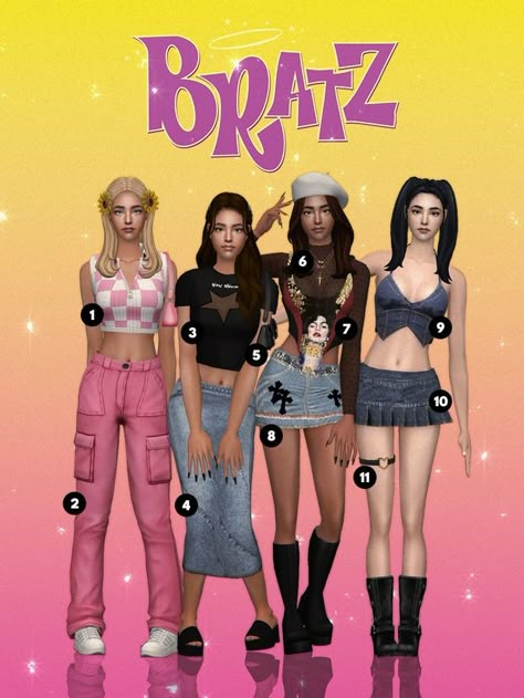 E-neillan | creating The Sims 2 & 4 Custom Content | Patreon Euphoria Clothing, Sims 4 Cas Mods, Pelo Sims, Sims 4 Mm Cc, Tumblr Sims 4, 2000s Clothes, Sims 4 Teen, Sims 4 Dresses, Sims 4 Mm