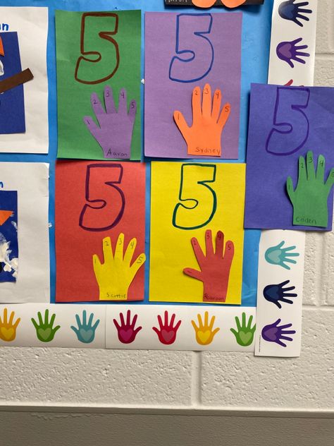 Number 5 Preschool Crafts, Number One Crafts For Toddlers, Number 5 Activities For Toddlers, Number 5 Preschool Activities, Number 5 Crafts For Toddlers, Number 5 Crafts For Preschoolers, Number 3 Crafts For Toddlers, Number 5 Activities, Number 5 Activity